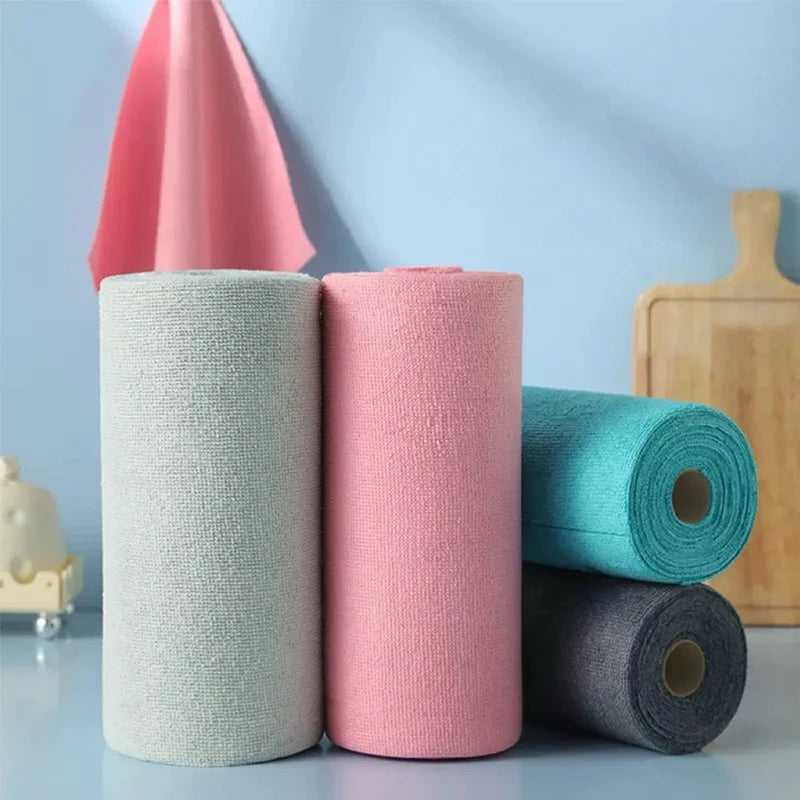 Herbruikbare Eco Schoonmaakdoeken Rol – Vervang Keukenpapier Voor Altijd