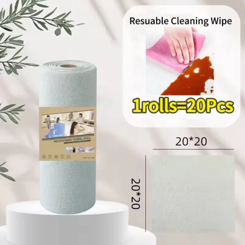 Herbruikbare Eco Schoonmaakdoeken Rol – Vervang Keukenpapier Voor Altijd