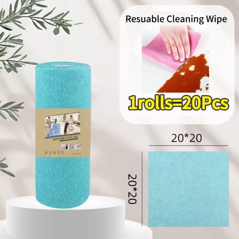 Herbruikbare Eco Schoonmaakdoeken Rol – Vervang Keukenpapier Voor Altijd