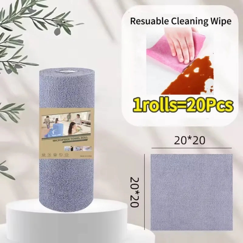 Herbruikbare Eco Schoonmaakdoeken Rol – Vervang Keukenpapier Voor Altijd