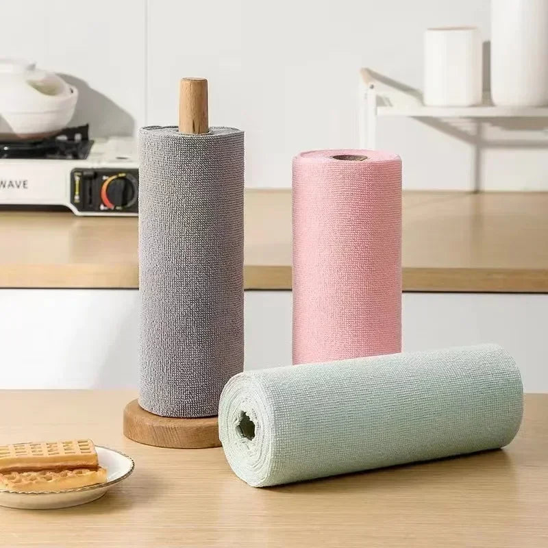 Herbruikbare Eco Schoonmaakdoeken Rol – Vervang Keukenpapier Voor Altijd