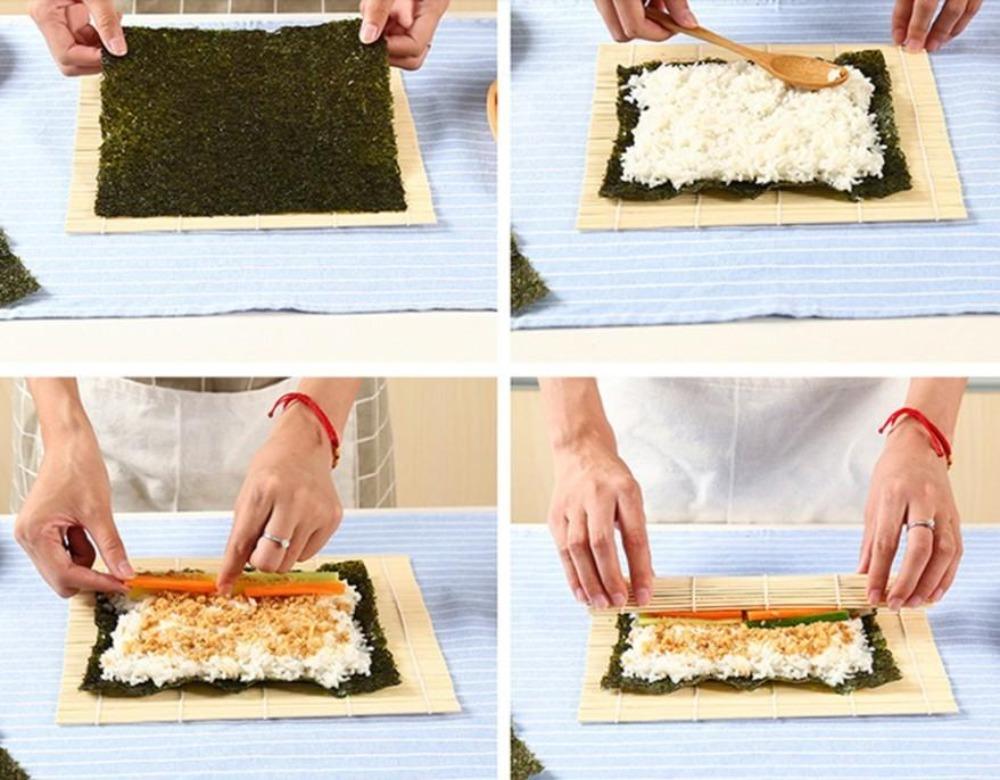 Eco Bamboe Sushi Rolmat Set – Zelf Sushi Maken Thuis